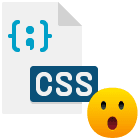 icon depicting a CSS filetype