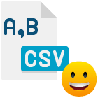 icon depicting a CSV filetype