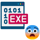 icon depicting an EXE filetype