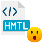 icon depicting an HTML filetype