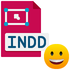 icon depicting a INDD filetype