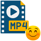 icon depicting an MP4 filetype