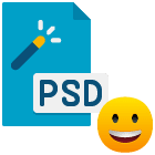 icon depicting a PSDfiletype