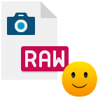 icon depicting a RAW filetype