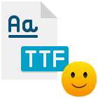 icon depicting a TTF filetype