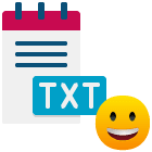 icon depicting a TXT filetype