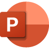 Microsoft PowerPoint colour icon