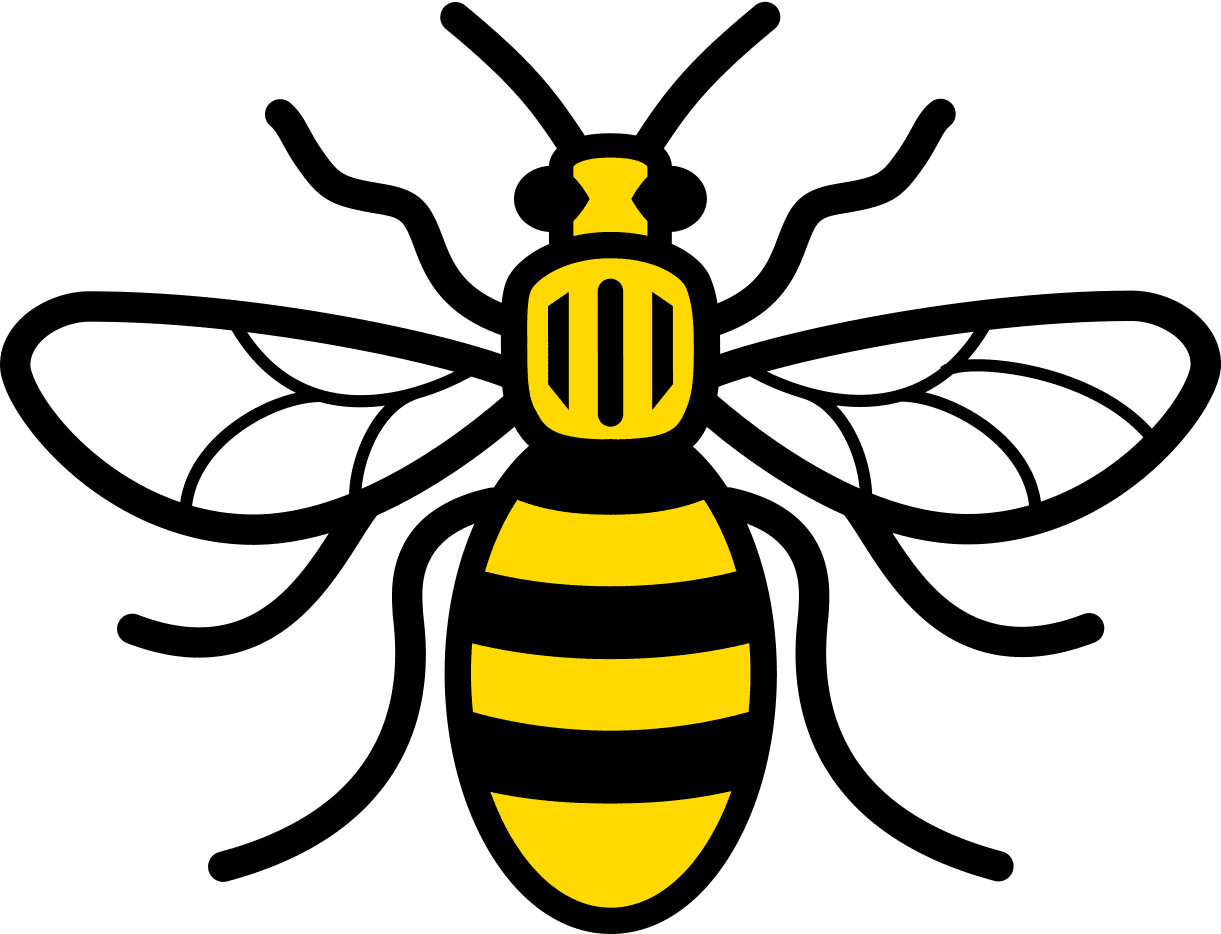 a high resolution image of the manchester bee